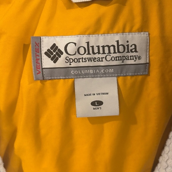 Columbia Vertex Yellow and Gray Outdoor Jacket - Picture 14 of 14